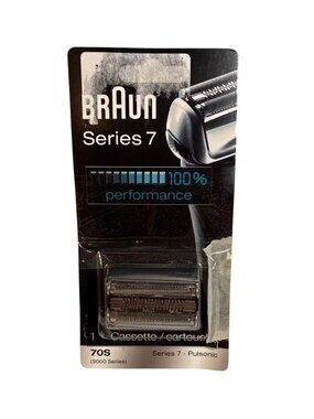 Braun Pulsonic Series 7 70S Foil Cutter Replacement Head Cassette Skin Friendly